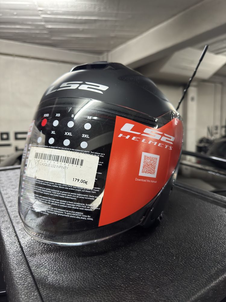 Capacete Ls2 tamanho xxs