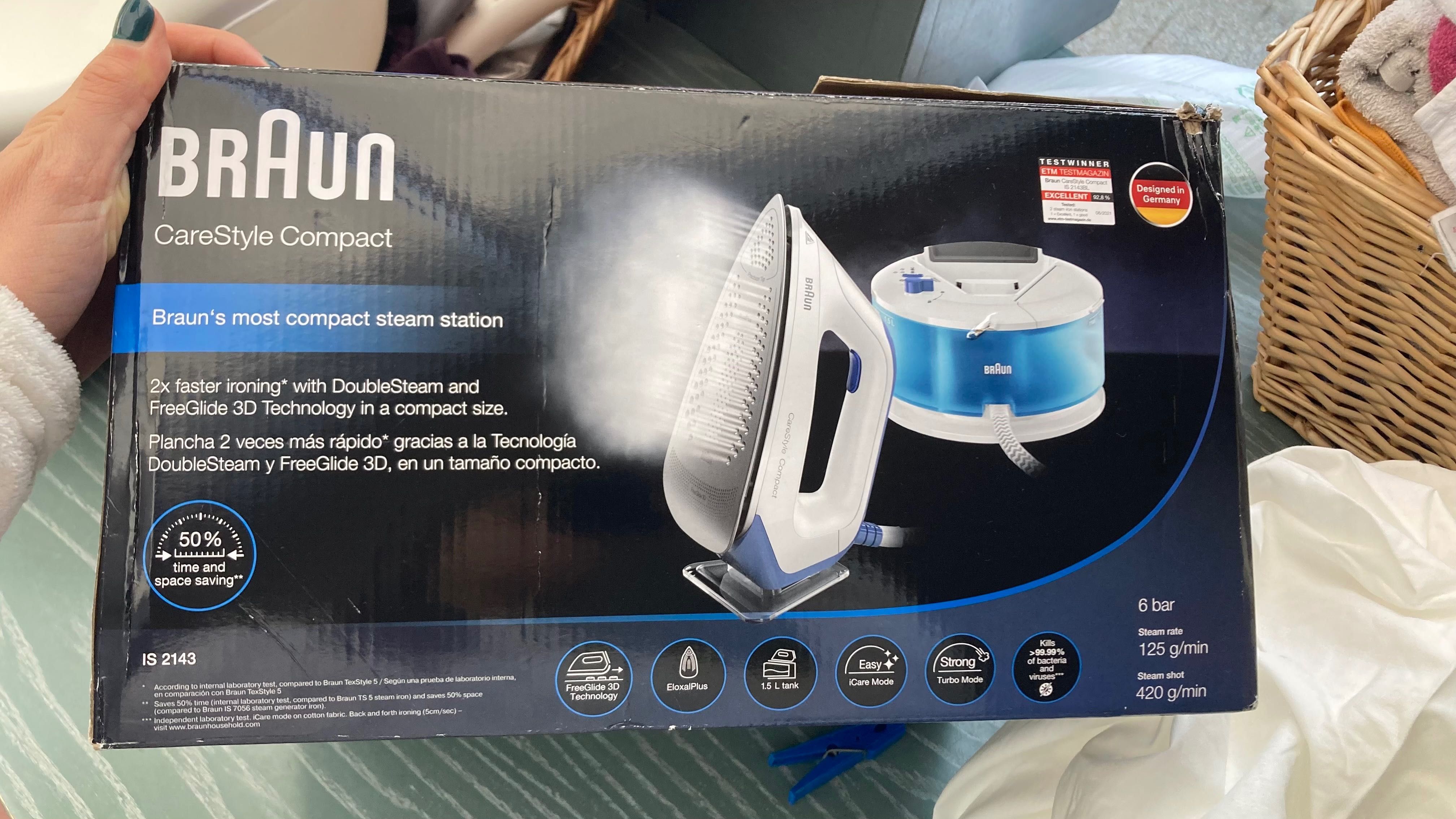 Ferro Braun com caldeira Carestyle Compact