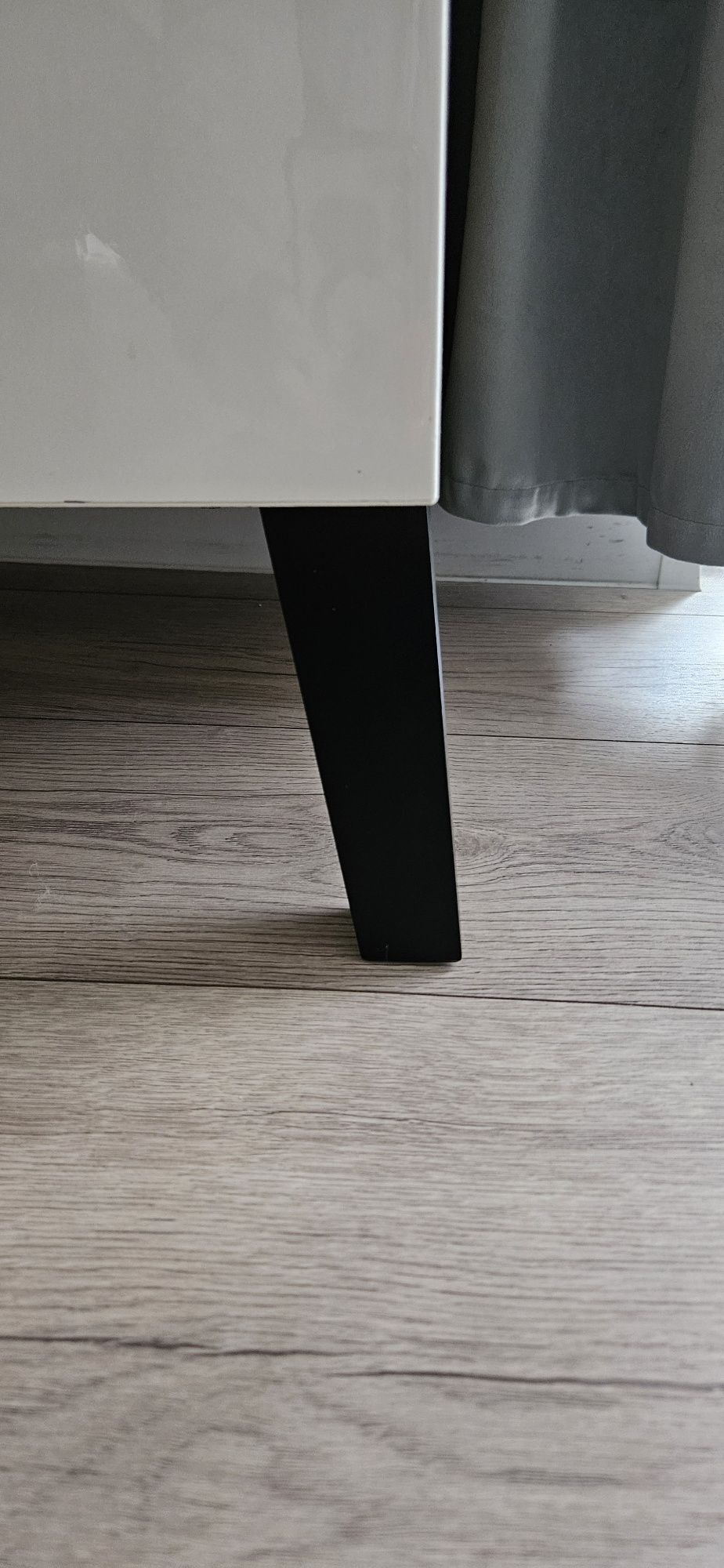 6 szt. Nogi drewniane trapezowe skośne H 15 cm do mebli ikea