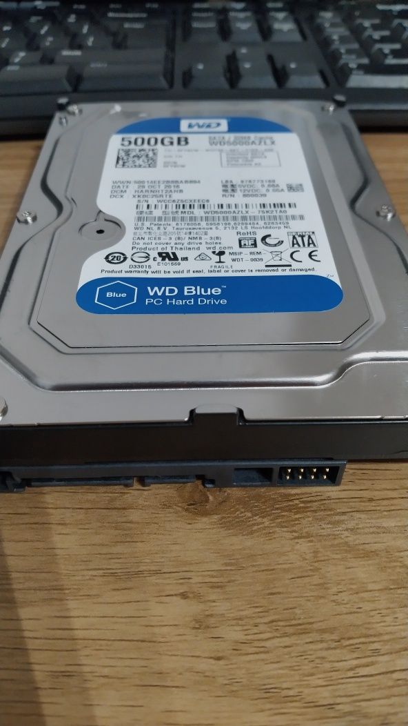 Dysk HDD 500 GB | WD Blue Sata III 3.5"