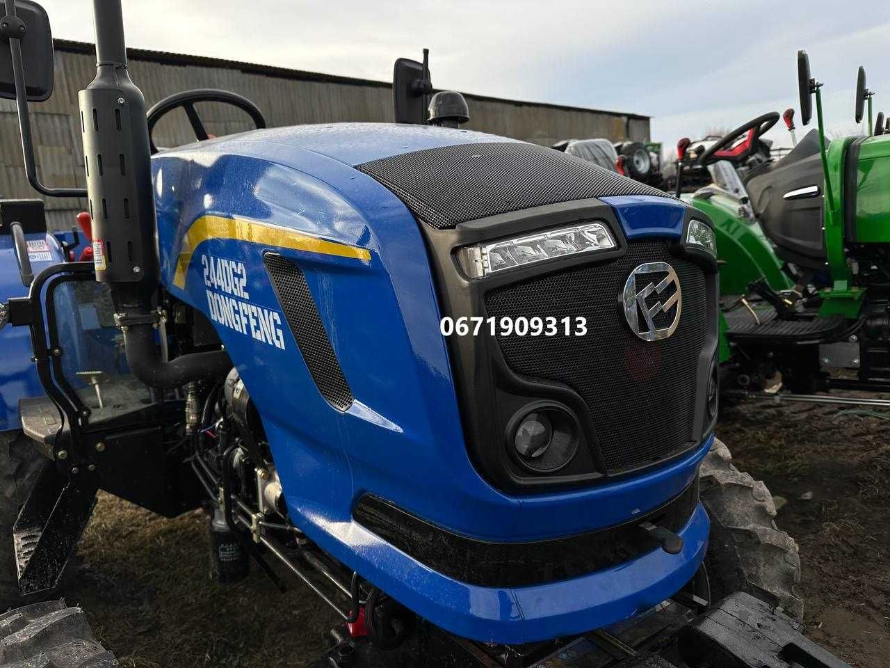 Трактор Dongfeng 244-DG2 Донфенг Широка гума Реверс Дводискове зчепл.