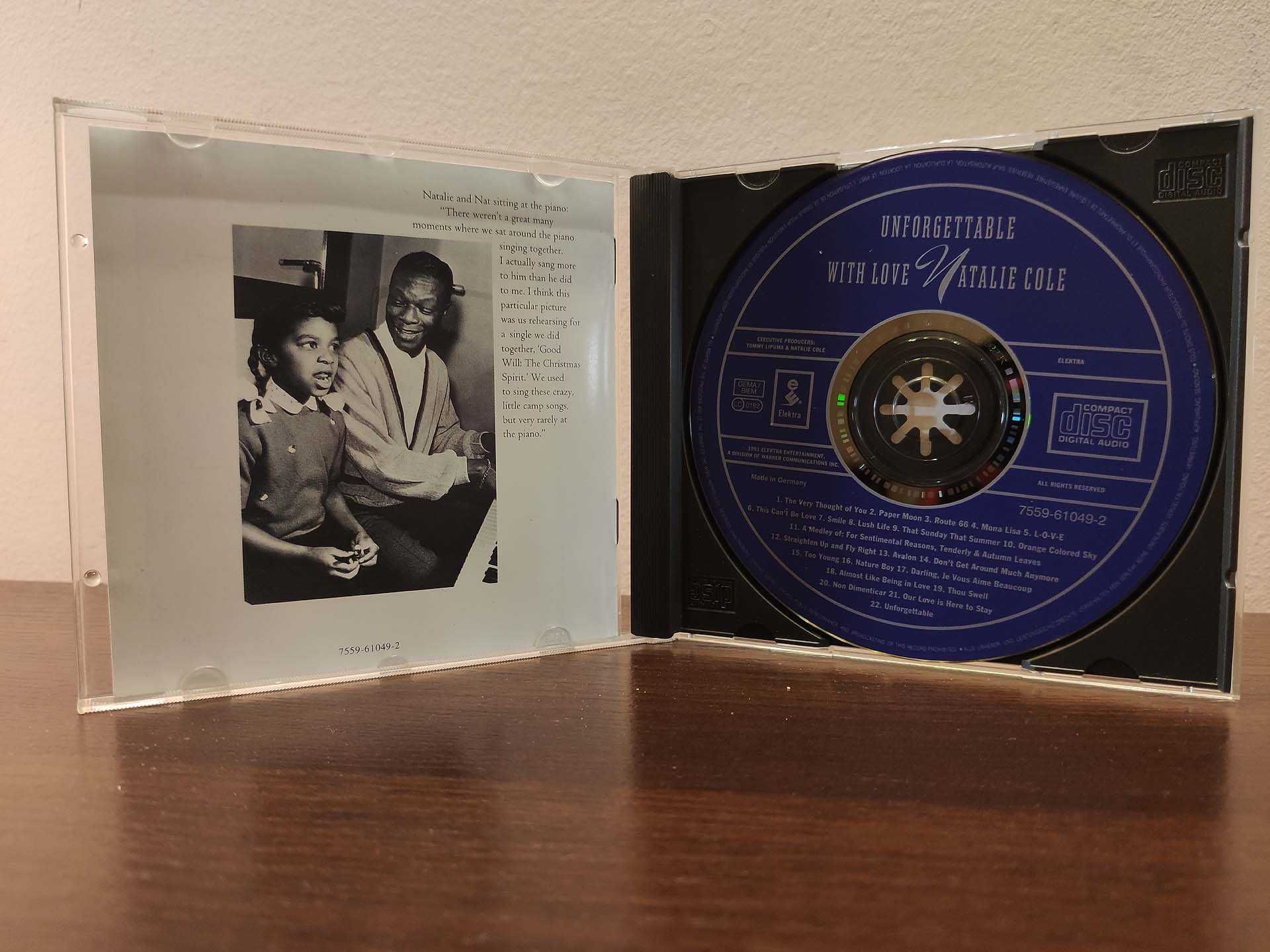 Płyta kompaktowa CD Natalie Cole - Unforgetable wydanie 1991 rok
