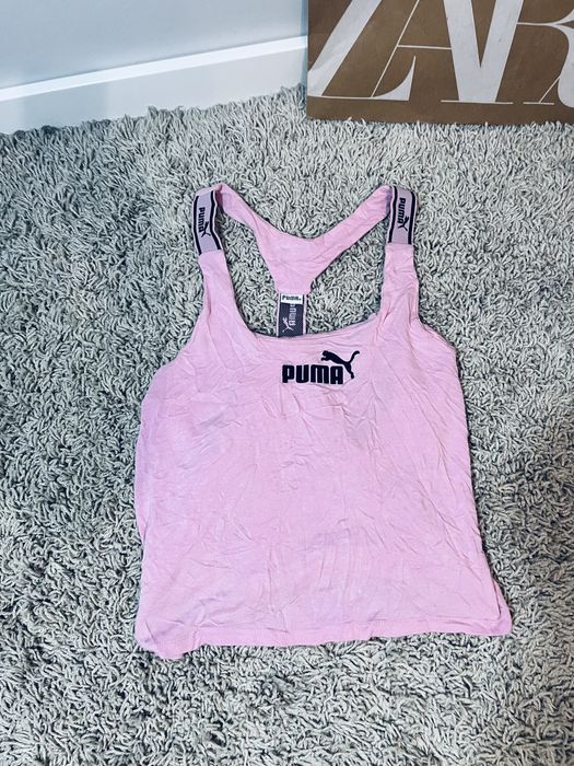 Puma rozowy top sportowy xxl