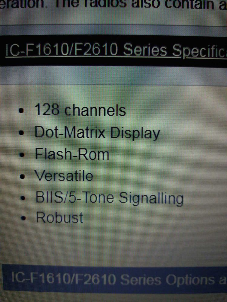 Рация Icom IC-F 1610
