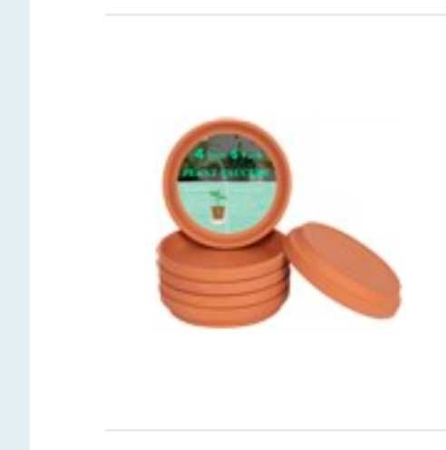 Mały spodek na rośliny z terakoty 10 cm