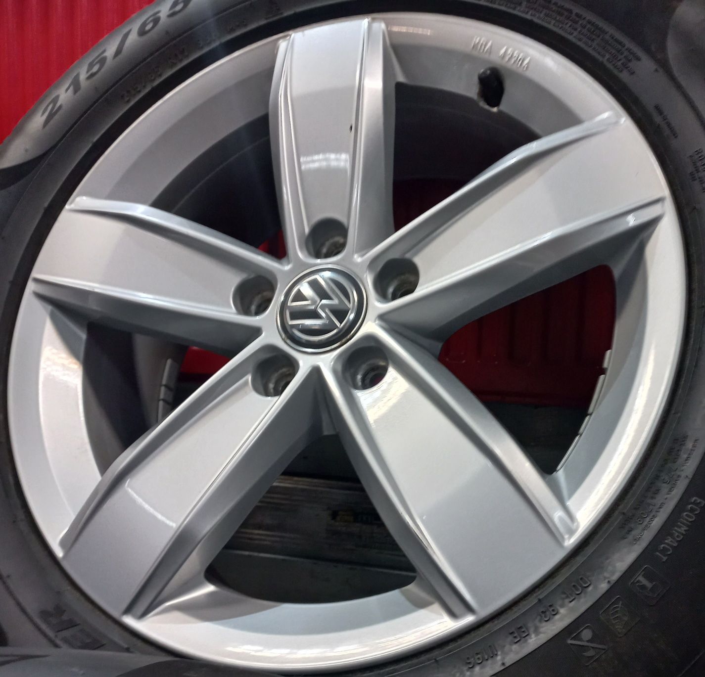Oryginalne Felgi Aluminiowe VW 17" 5x112 6,5J ET38 Super Stan !