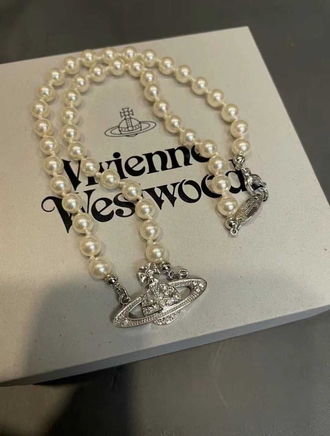 perelki vivienne westwood naszyjnik vintage