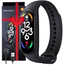 Smart Band M7 pomiar ciśnienia pulsoksymetr sen kroki aplikacja