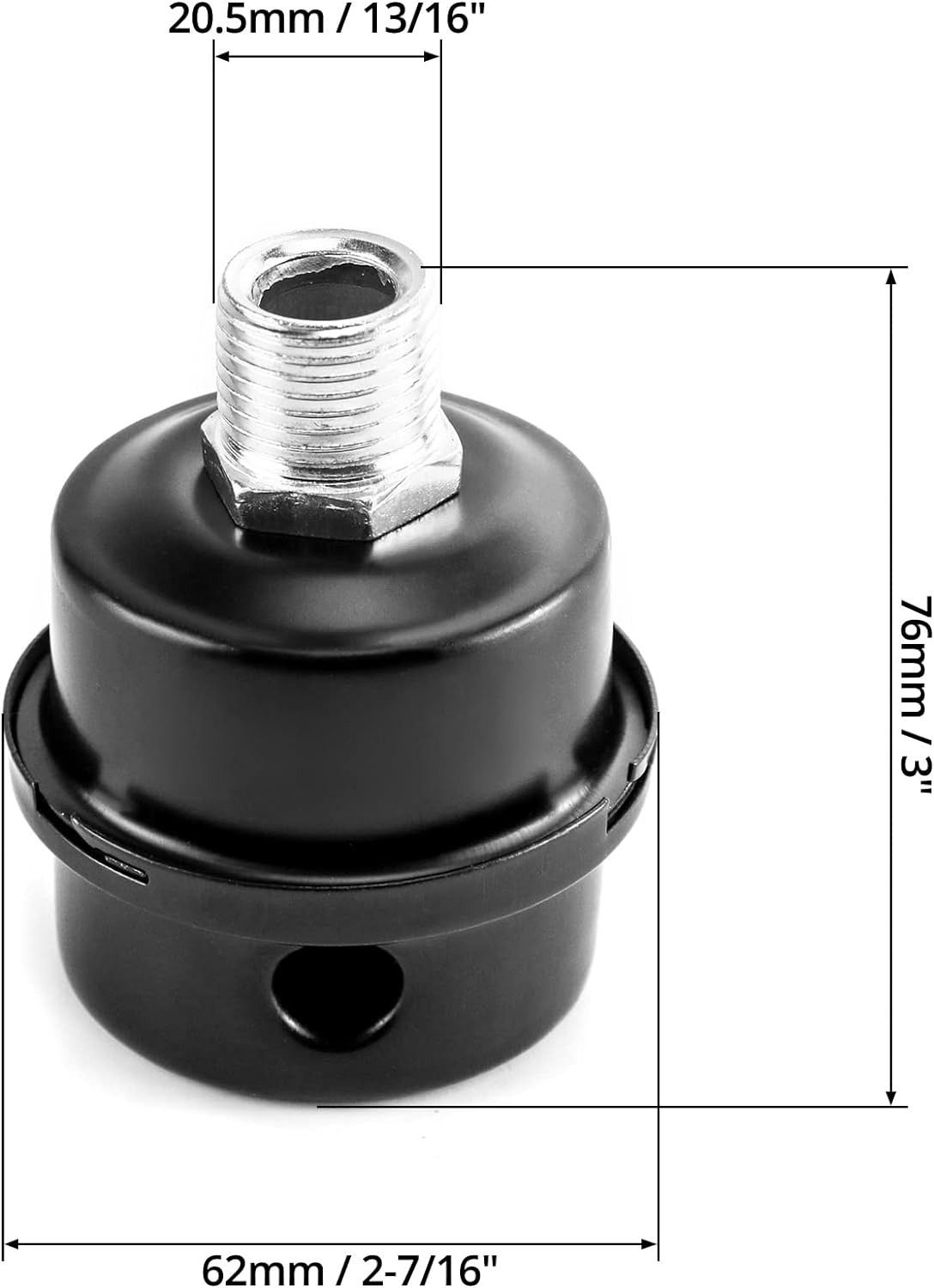 Filtr Wylotowy Sprężarki Powietrza 1/2 20Mm 2 Szt