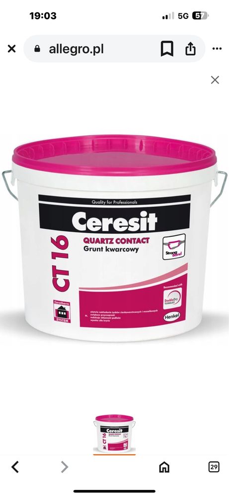Ceresit material do elewacji