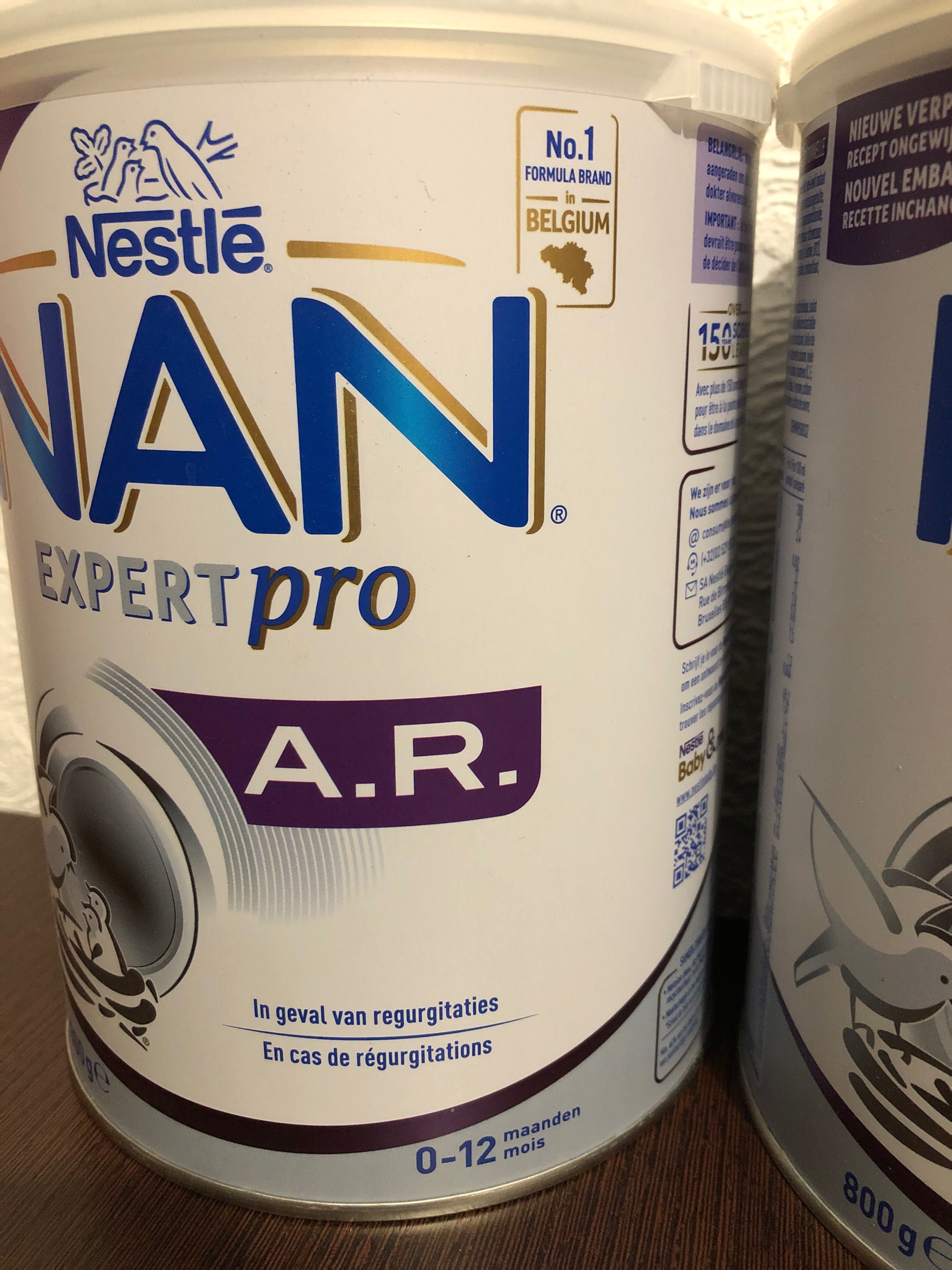 Смесь Nestle NAN AR Anti Reflux против срыгивания суміш ExpertPro