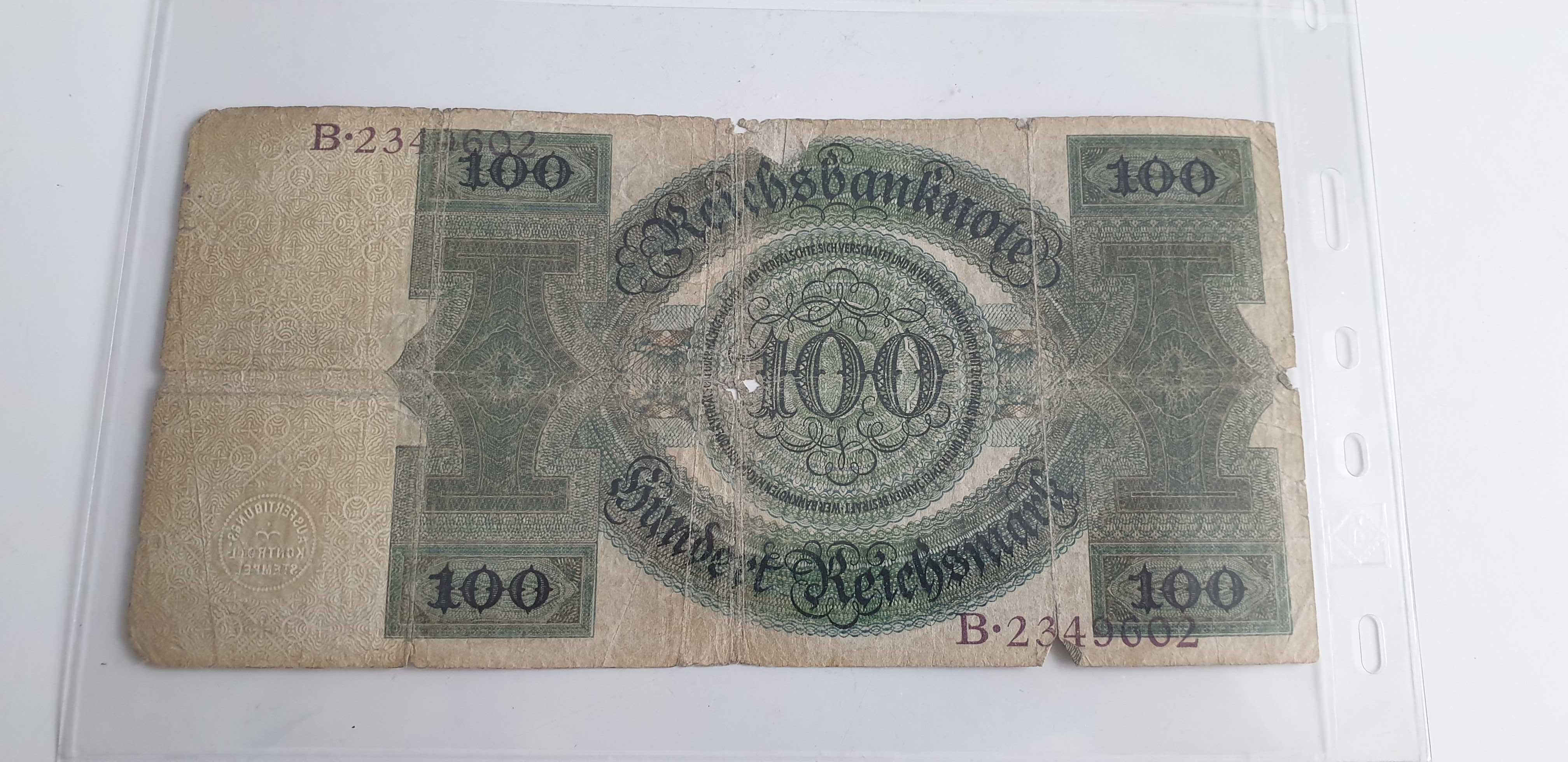 Starocie z Gdyni - Stare banknoty zagraniczne zestaw 2szt.