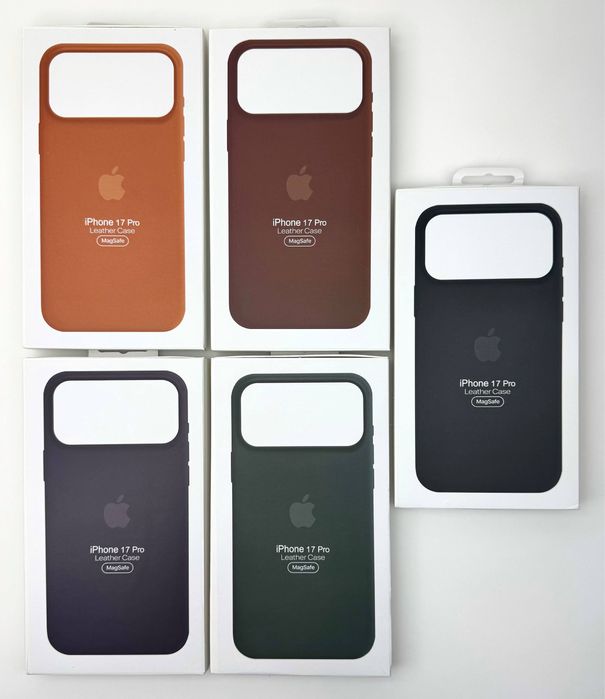 Шкіряний чохол Leather Case з Magsafe для iPhone 17 Pro , 17 Pro Max