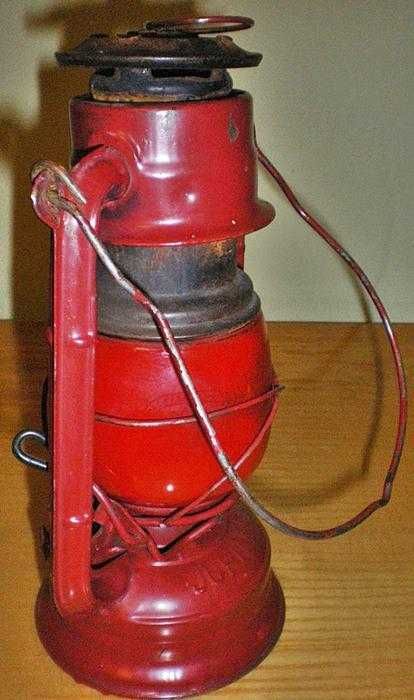 Lampa naftowa czerwona - JUPITER 1