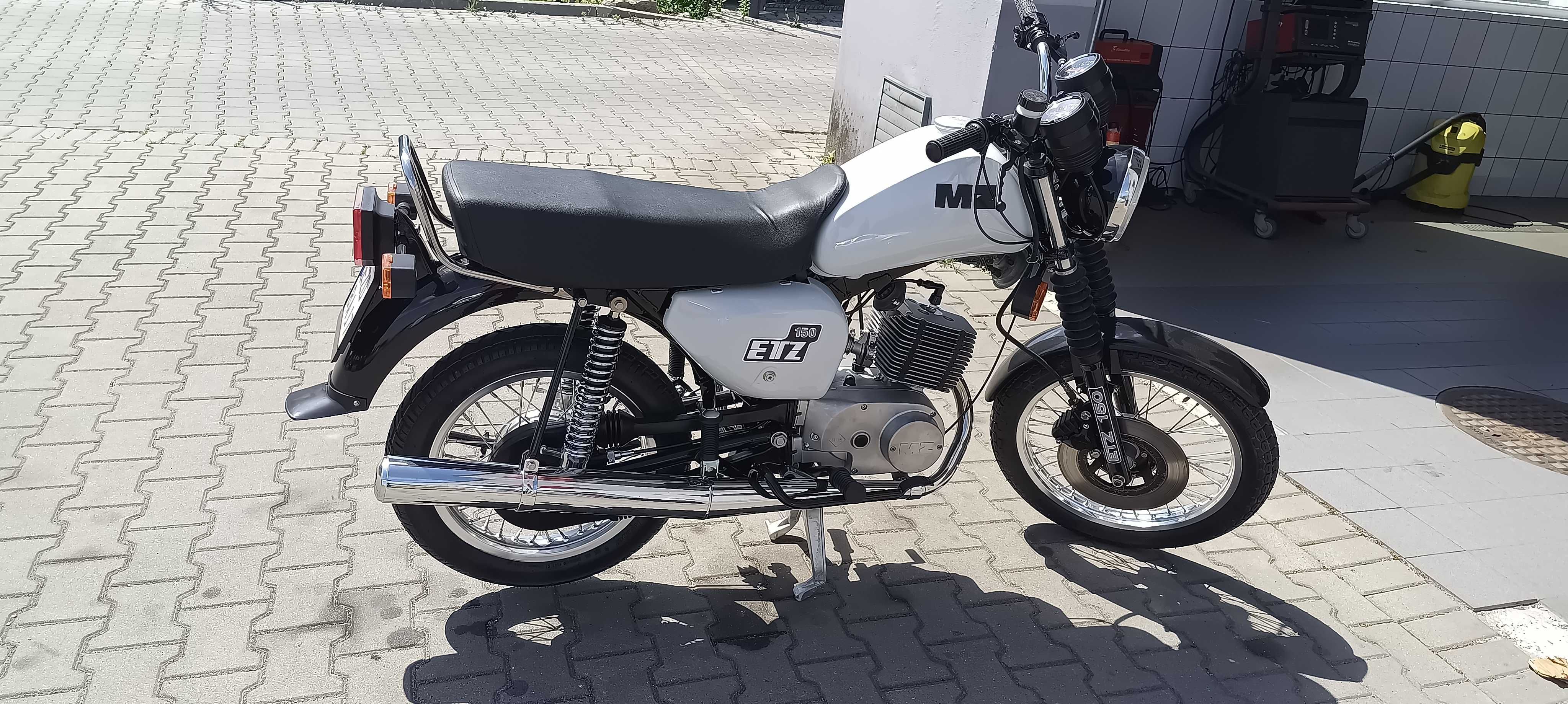 Motocykl MZ ETZ 150 jak nowy DDR po kapitalnej renowacji zarejestrowa