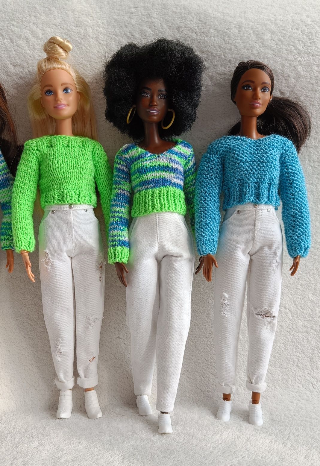 Sweter dla Barbie, ubranko dla Barbie, made to move