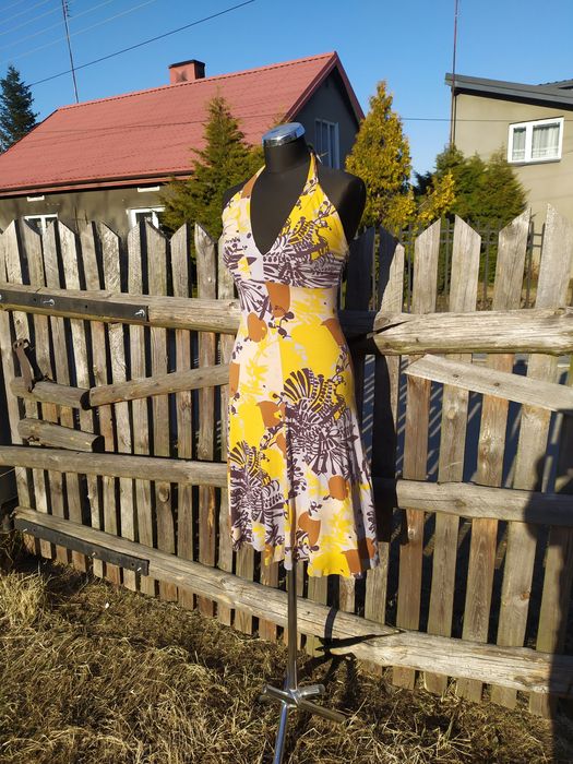 Śliczna sukienka boho etno s