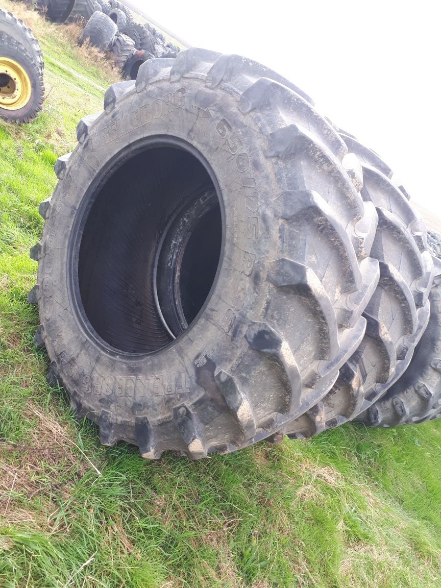 Opony jak Nowe wzmocnione 650/75 R - 38 TRELLEBORG TM900 PARA Młode