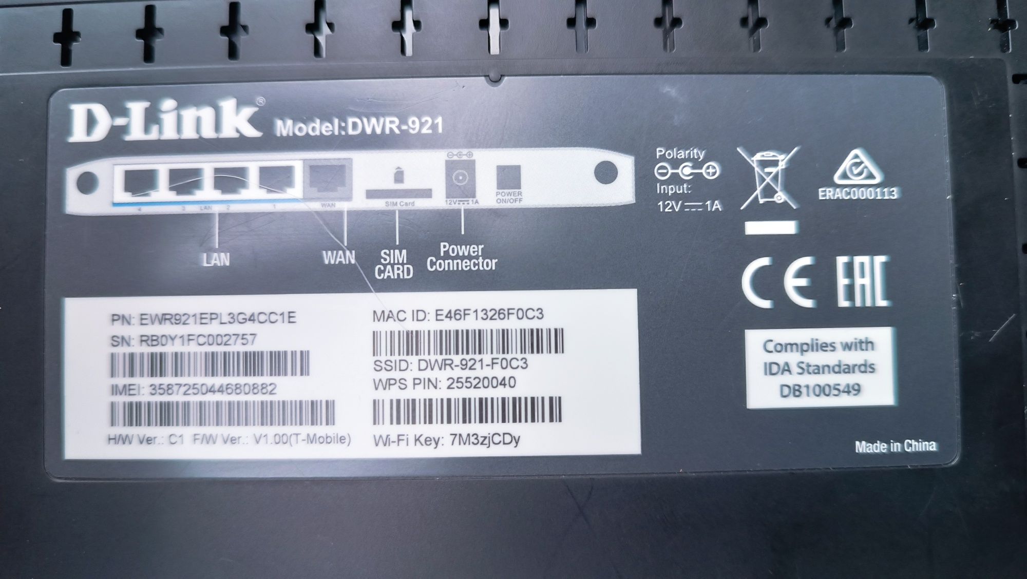 Sprzedam ruter D-LINK DWR-921