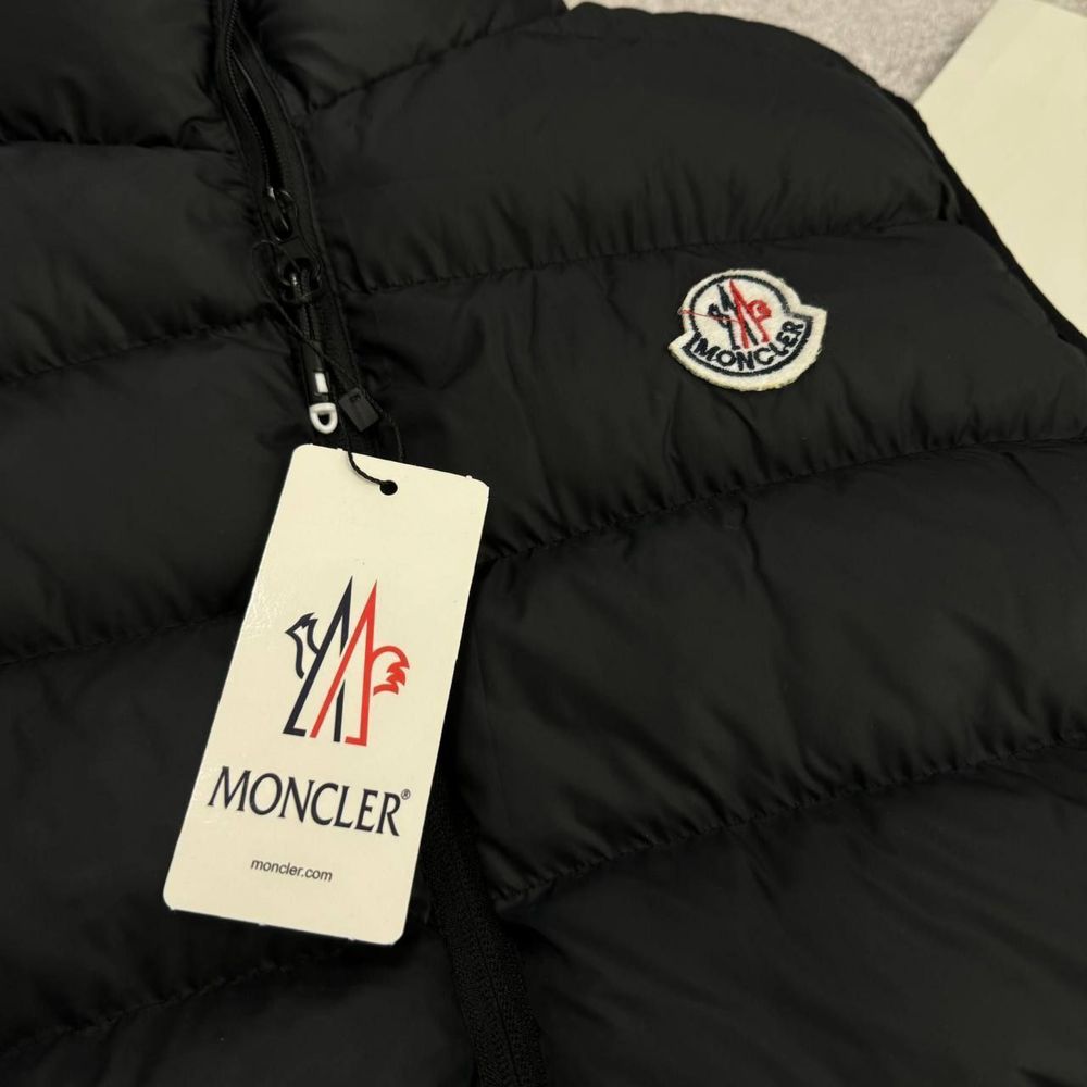 NEW SEASON| Мужская жилетка Moncler| S-XXL| черный| качество-LUX