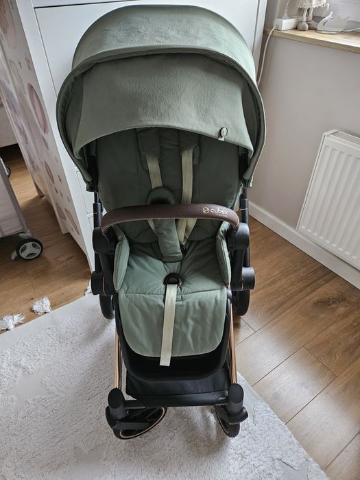 Cybex priam 4.0 gwarancja zielony leaf green spacerówka
