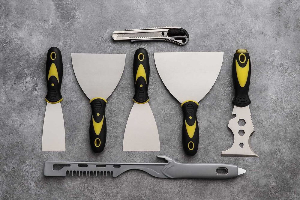 Zestaw narzędzi do prac wykończeniowych