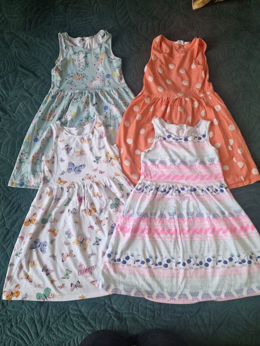 Paczka ubrań dla dziewczynki rozm 134