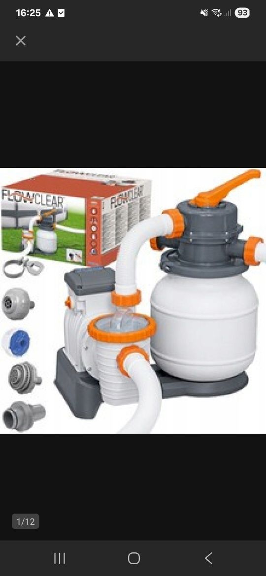 Sprzedam pompe do basenu. Bestway 5678 l/h