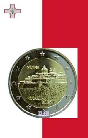 MALTA Moedas de 2€ Mdina e Boi Maltês 2025