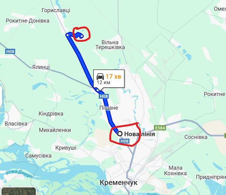 Будинок та ділянка! Всього 12км від м. Кременчук
