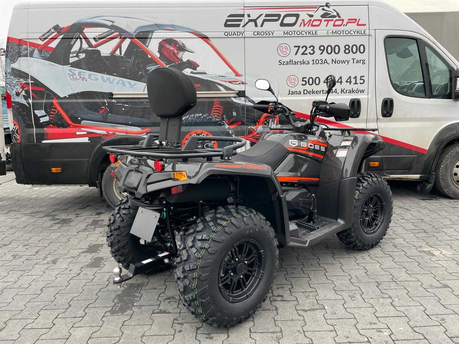 Nowość CFMOTO CFORCE TERROX GOES 450L Pług+Kufer*RATYtrando150kmgrati