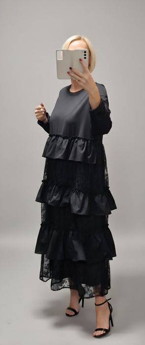 Włoska sukienka perełka