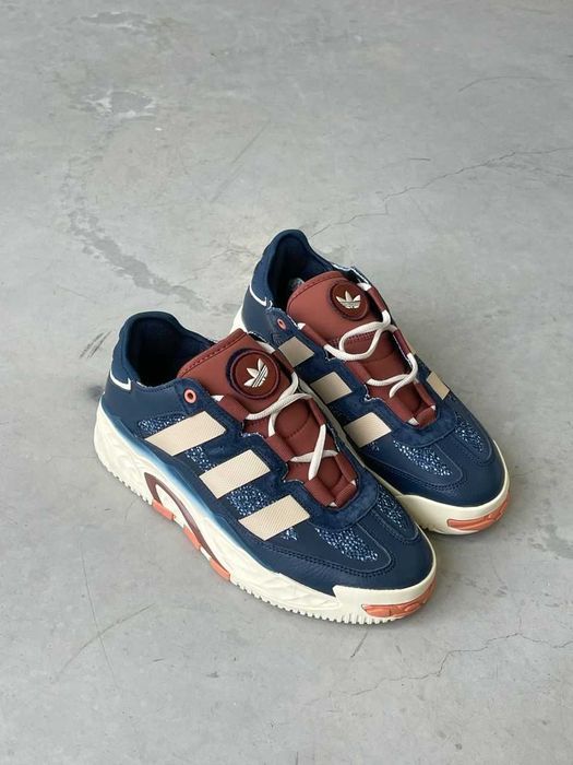Кросівки Adidas Niteball Blue/Beige  premium