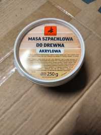 Masa szpachlowa do drewna akrylowa biała 250g