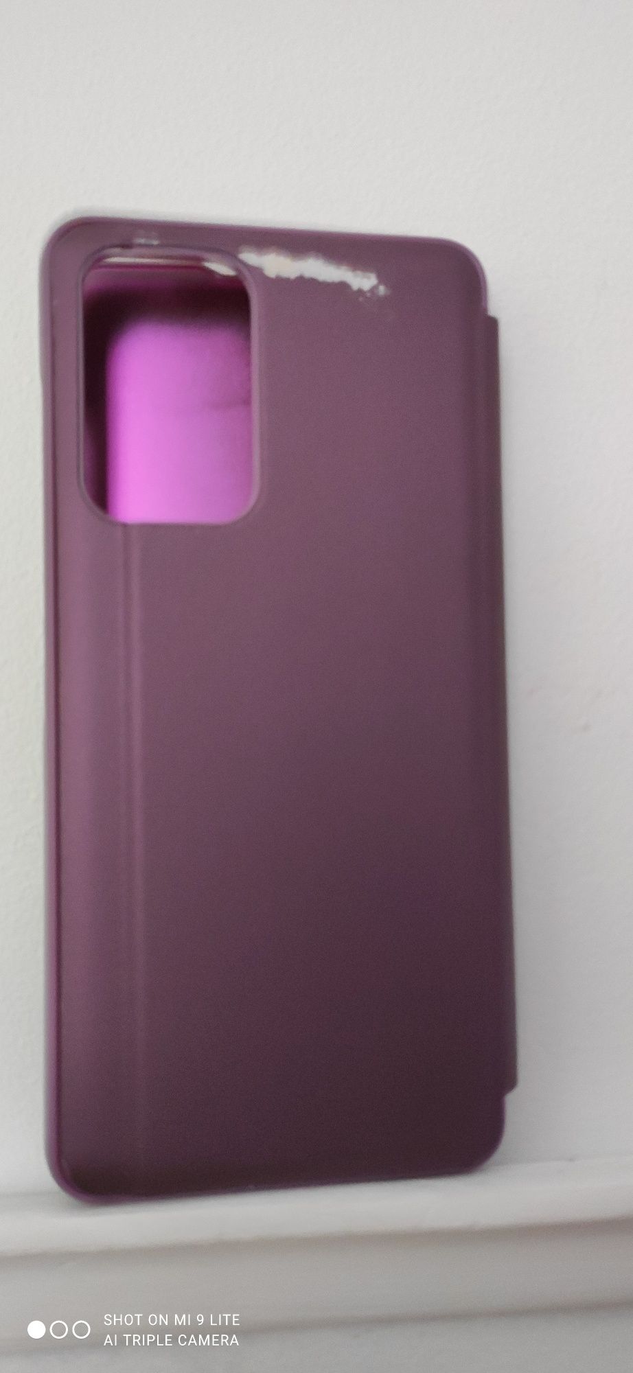 Etui, case zamykany na Samsung Galaxy A53/56, czerwono-wiśniowy