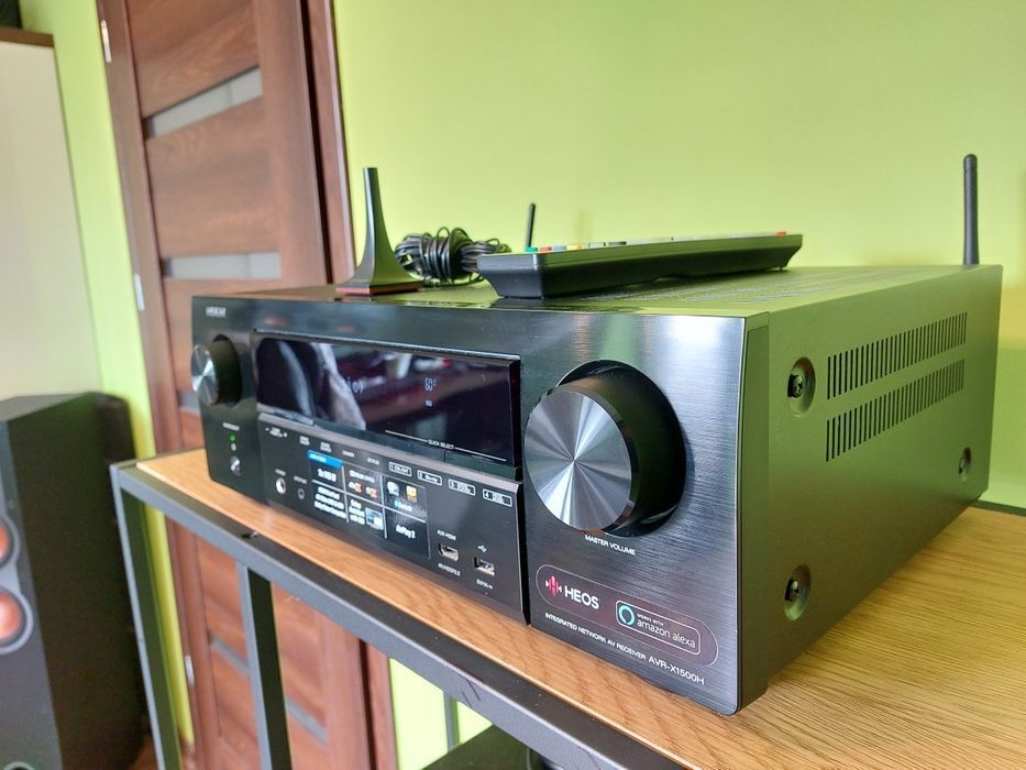 7.2 Denon Avr-X1500H Wi-Fi BT Heos Atmos  Vision Alexa Hdr 4K60p ARC