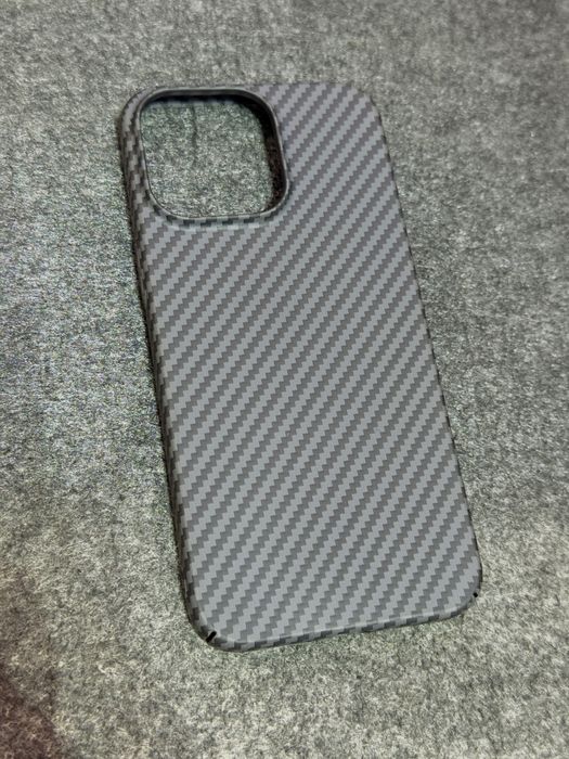 Кевларовий карбоновий чохол ARM аналог Pitaka K-Doo на 15 Pro Max
