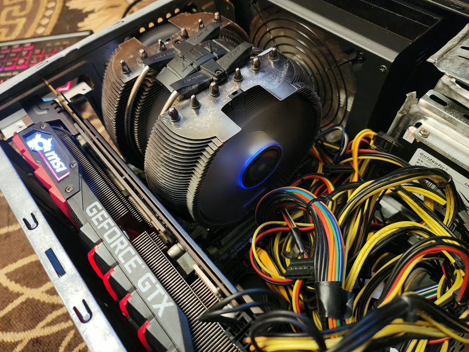 Gtx 1080 ti,готовый комплект  i7 3930k,huanan x79,12озу