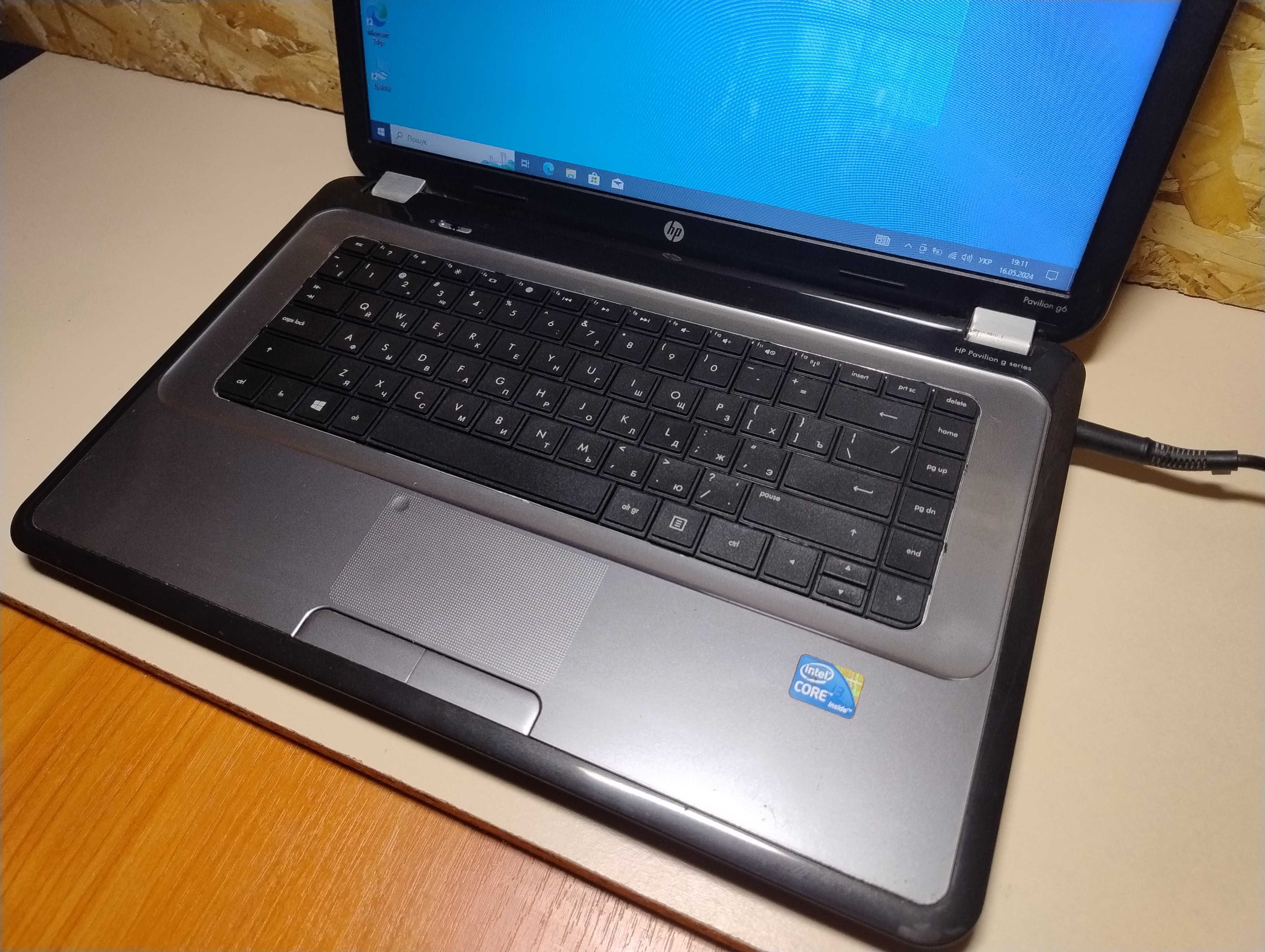 Ноутбук HP Pavilion G6 (Intel Core i3/SSD 120 gb/4 gb RAM)