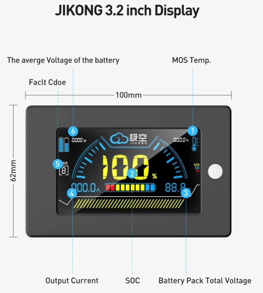 Smart bms Jikong Jk-B2A8S20P