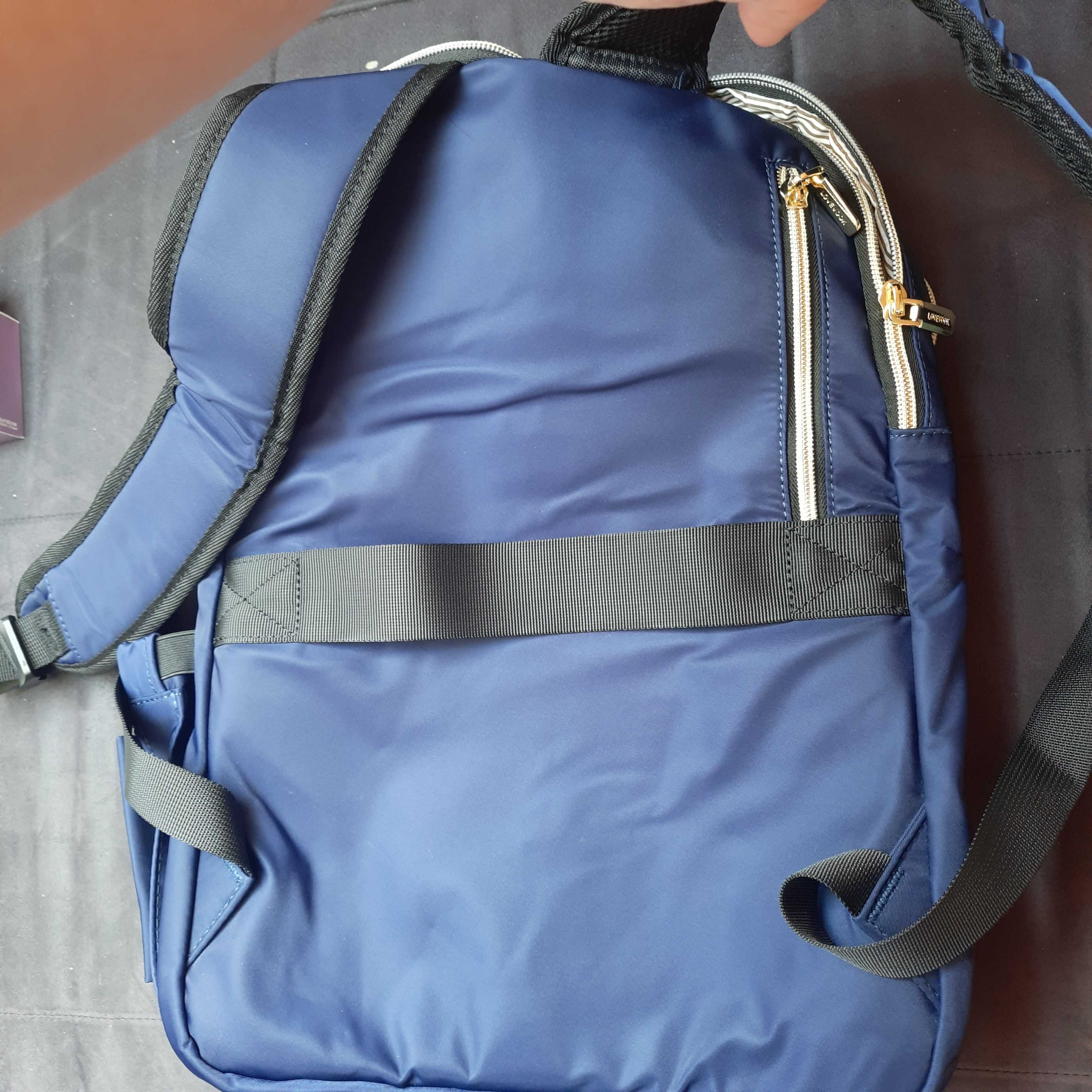 Plecak na laptopa Duży wodoodporny z portem USB Plecak do pracy DAMSKI