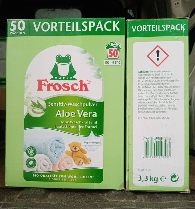 Порошок Frosch 3,3кг дитячий, сенсатів