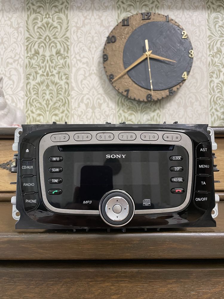 Магнітола SONY CD 345 Ford Focus 2 C-Max S-Max Mondeo 4