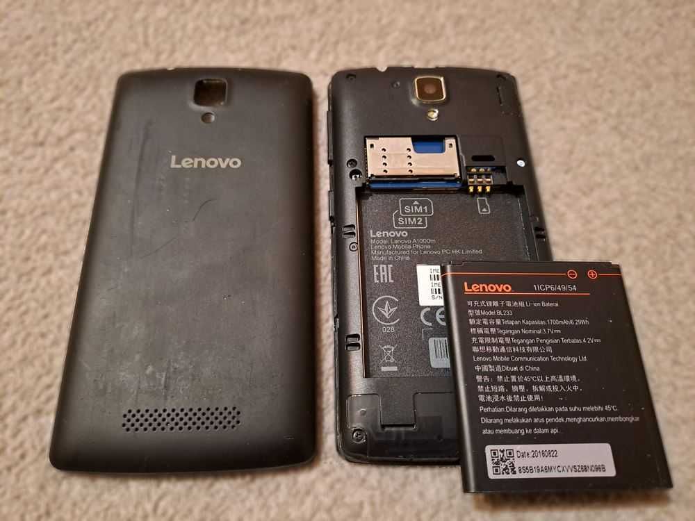Lenovo A1000m dual sim ekran 4"