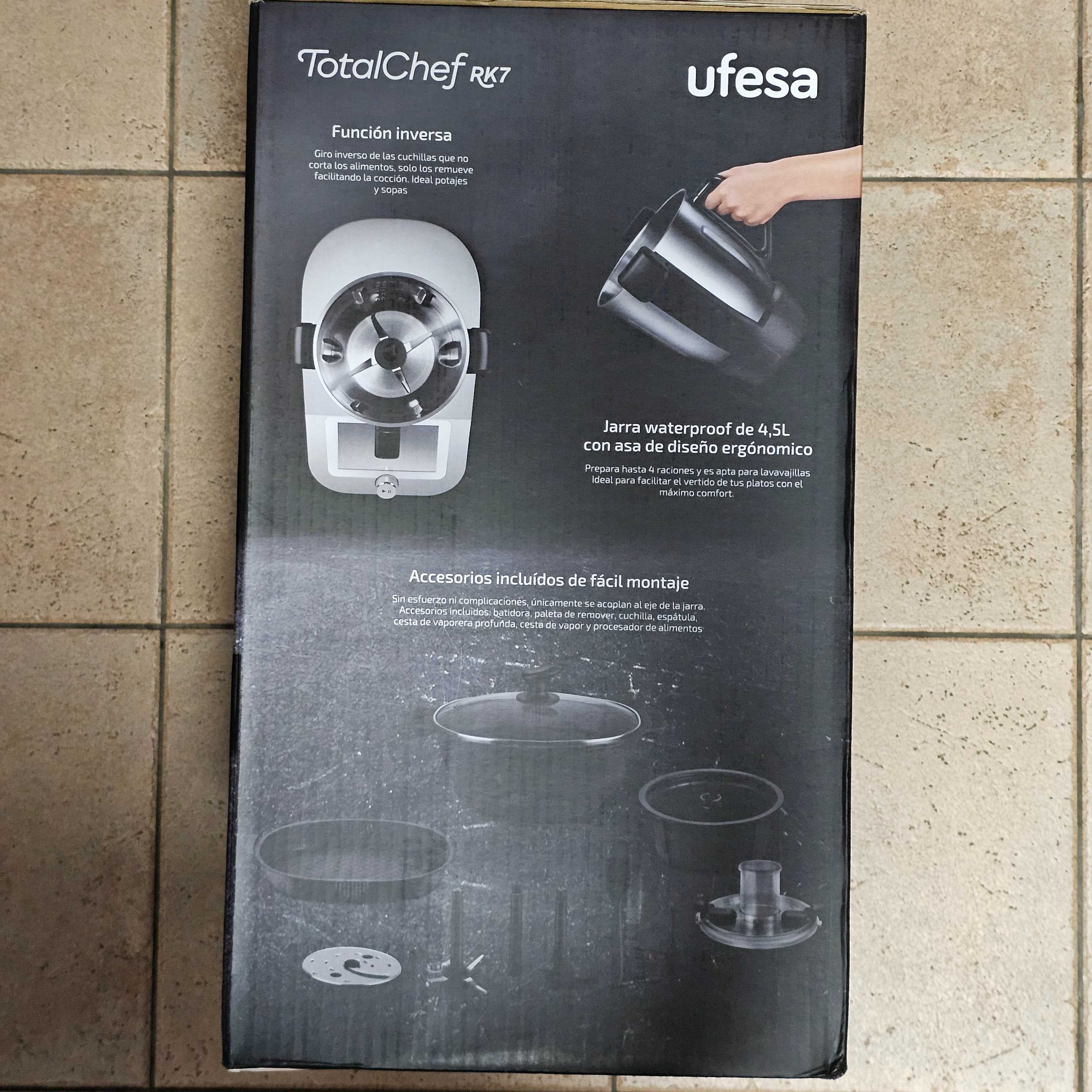 Ufesa Totalchef Rk7 Robot Kuchenny, Srebrny, 4.5 l