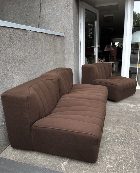 Fotel sofa modułowa proj. Tito Agnoli dla Arflex Włochy lata 70
