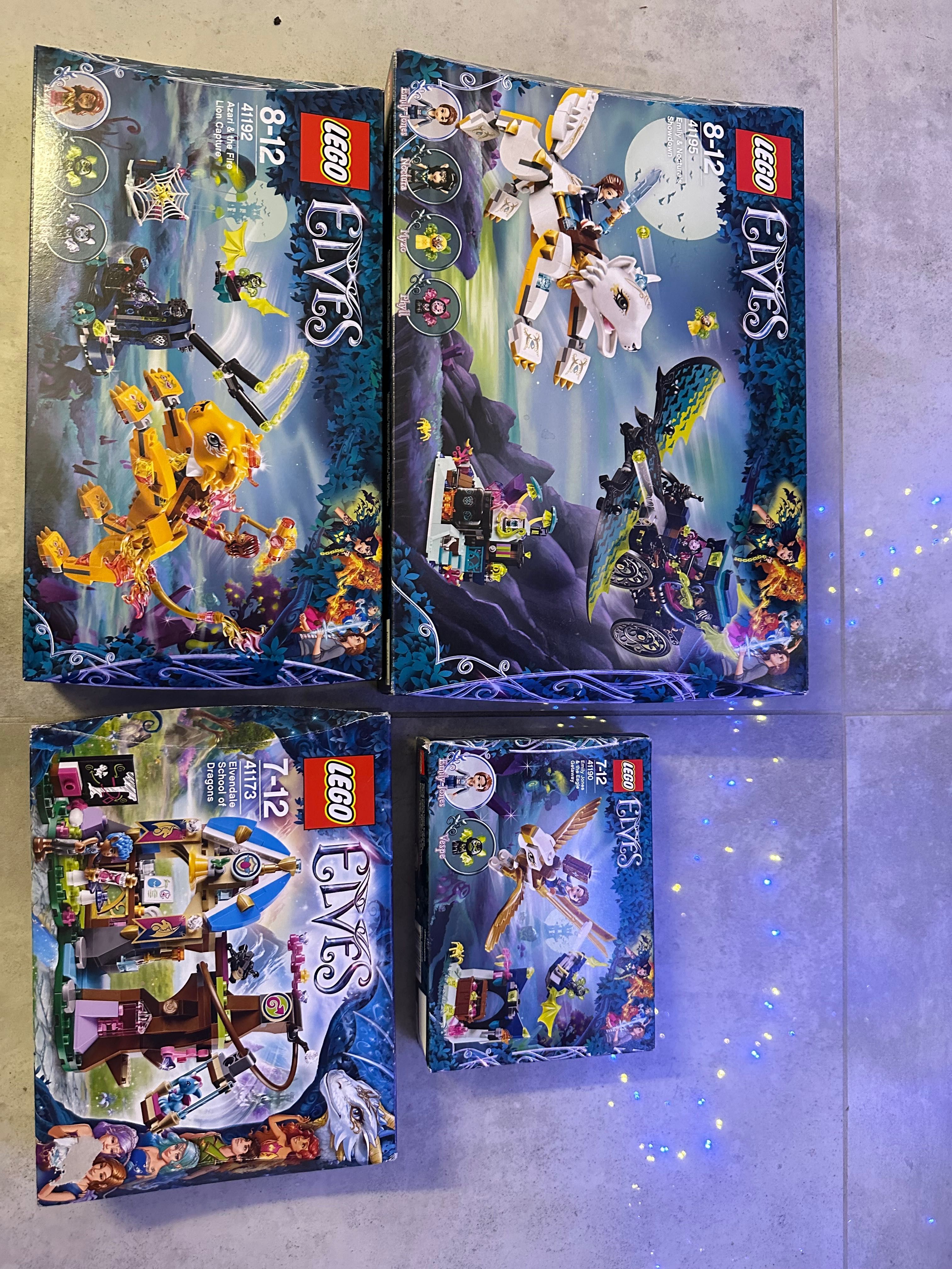 Lego Elves 4 zestawy!