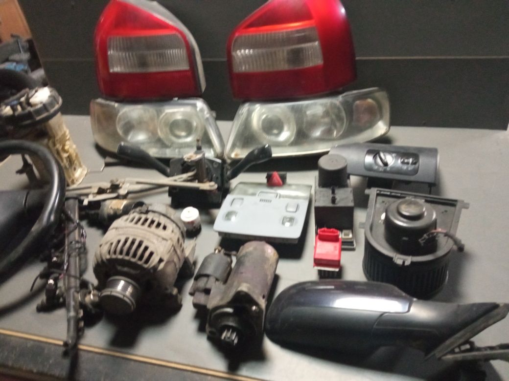 Audi a3 8l 1.6 lift alternator rozrusznik lampy pompka cewka listwa