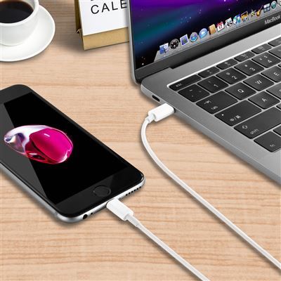 Cabo USB-C para Lightning - 1Iphone/Ipad -1m - 18w Carregamento rápido