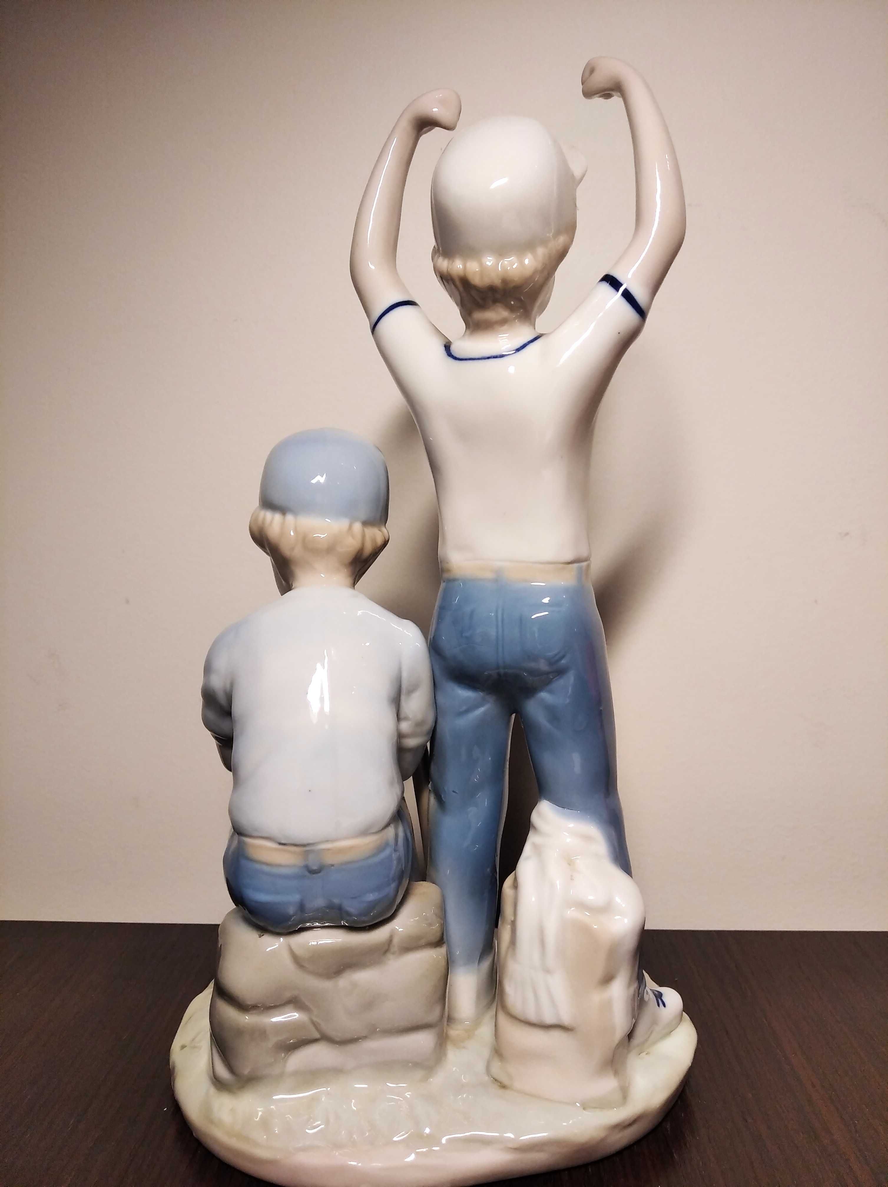 Figura em porcelana "Home Run", Paul Sebastian, 1989